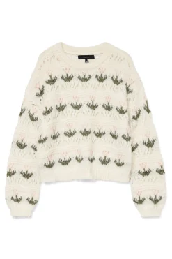 Vero Moda Jersey de punto fantasía Beige Sale