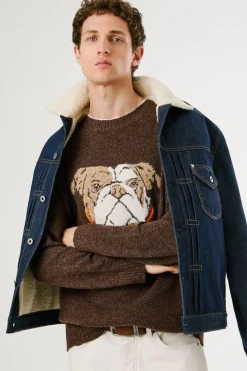 Pepe Jeans Jersey de punto Phelan marr&oacute;n Outlet