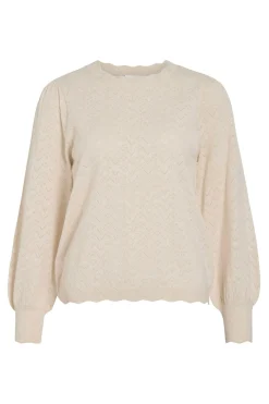 Vila Jersey de punto pointelle Marr&oacute;n Sale