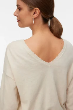 Vero Moda Jersey de punto reversible Beige Best