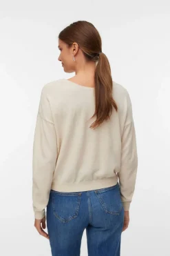 Vero Moda Jersey de punto reversible Beige Best