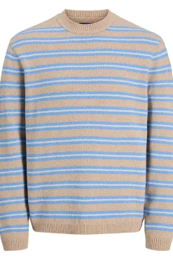 Jack & Jones Jersey de rayas azul Clearance