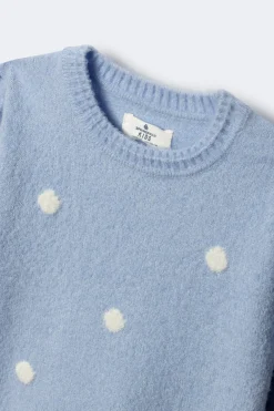 Springfield Kids Jersey de topos niña azul Outlet