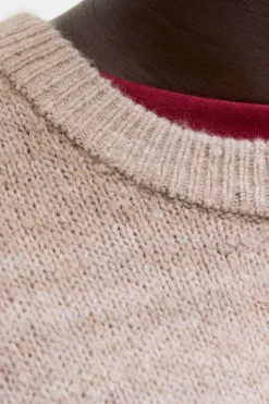 Jack & Jones Jersey degradado de punto marr&oacute;n Hot