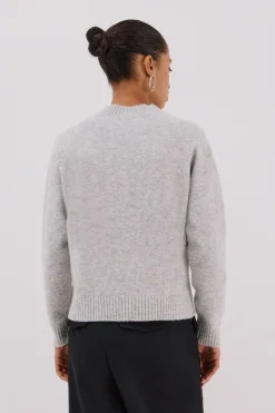 Cortefiel Jersey delantero lentejuelas. Gris Discount