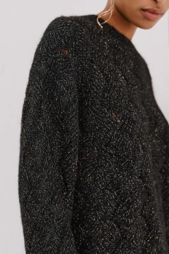 Cortefiel Jersey delantero lentejuelas. Negro Online