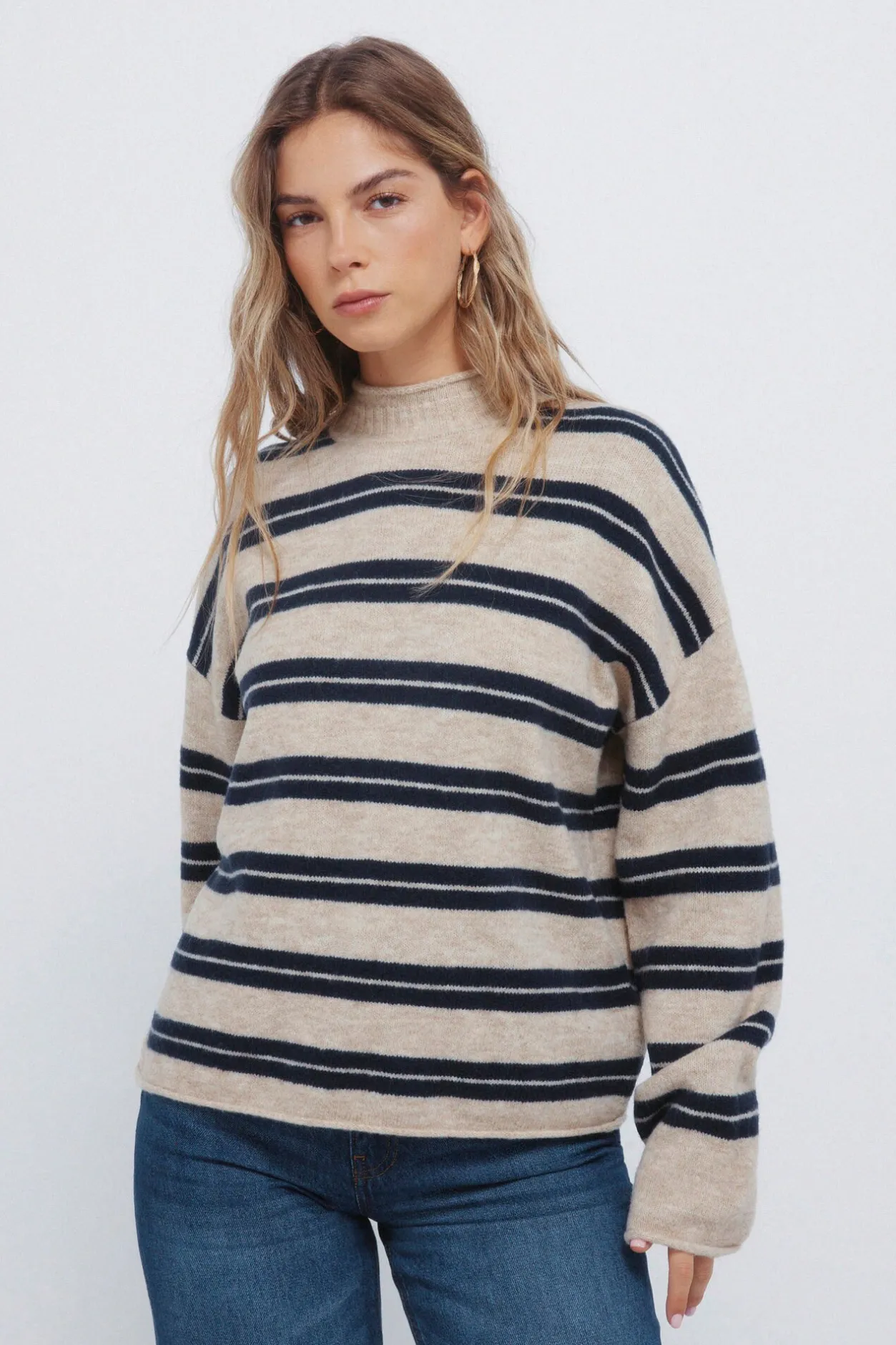 Springfield Jersey doble raya azul Hot