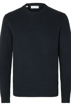 Selected Jersey estructura 100% algodón orgánico. Negro Online