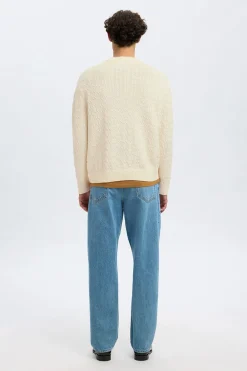 Selected Jersey estructura 100% algodón orgánico. Blanco