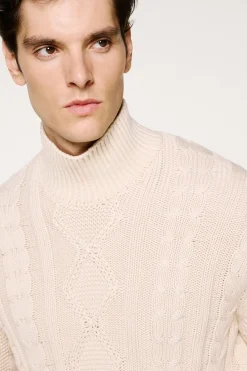 Selected Jersey estructura 100% algodón orgánico Beige Outlet