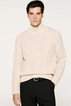 Selected Jersey estructura 100% algodón orgánico Beige Outlet