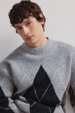 Springfield Jersey fantasía rombos azul Hot