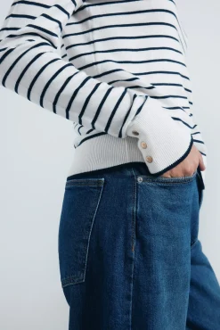 Springfield Jersey fino botones puños nude Online