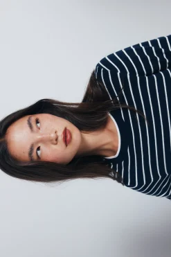 Springfield Jersey fino botones puños azul Online