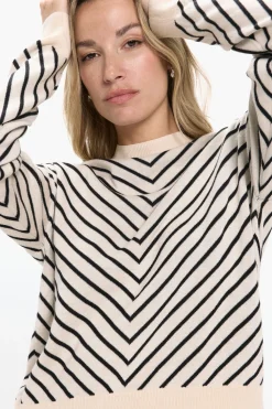 Vero Moda Jersey fino de manga larga Beige Clearance