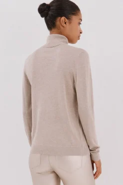 Cortefiel Jersey fino lurex Beige Online