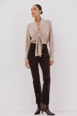 Cortefiel Jersey foulard aro Beige Discount