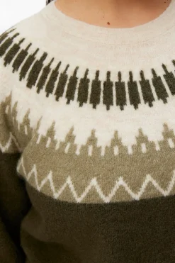 Vero Moda Curve Jersey greca talla grande Verde Online