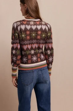 Slowlove Jersey grecas Estampado marr&oacute;n Clearance