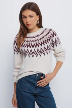 Springfield Jersey jacquard cenefas nude Clearance