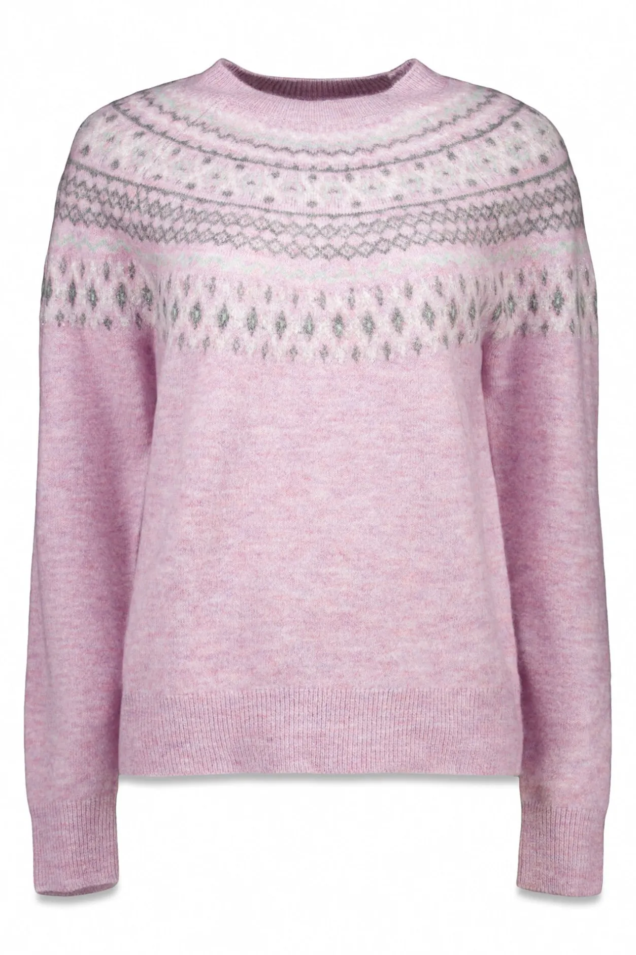 Cortefiel Jersey jacquard posicional Lila