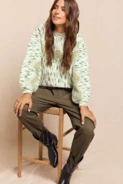 Slowlove Jersey jaspeado Verde Sale