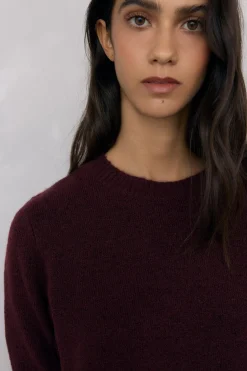 Pedro del Hierro Jersey jaspeado aberturas laterales Burdeos Online