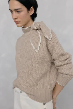 Pedro del Hierro Jersey lazada cuello Verde