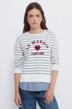 Springfield Jersey "Le Marais" corazón nude New