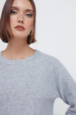 Springfield Jersey lentejuelas gris Online