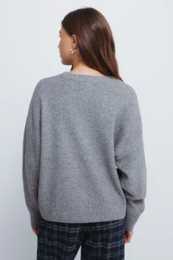 Springfield Jersey liso cuello redondo burdeos Sale