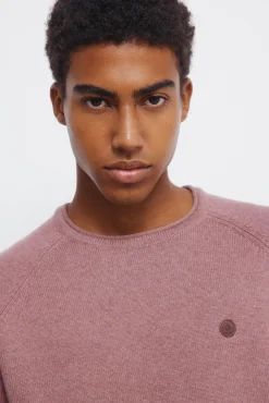 Springfield Jersey liso cuello rulo fucsia Best