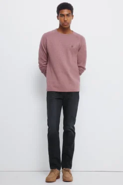 Springfield Jersey liso cuello rulo fucsia Best