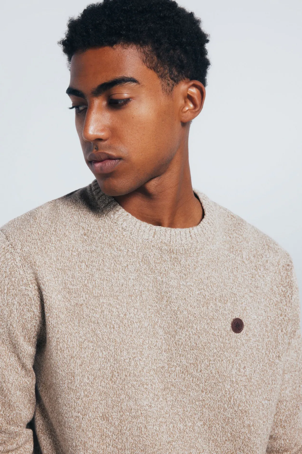 Springfield Jersey liso fantasía torzal beige Discount