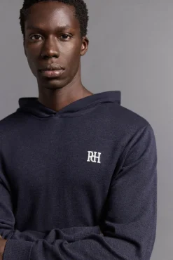 Pedro del Hierro Jersey logo con capucha golf Azul Outlet