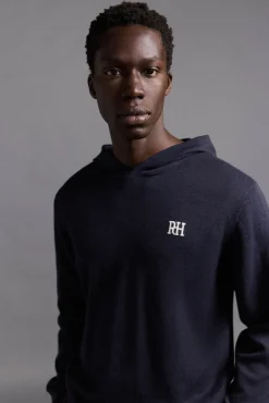 Pedro del Hierro Jersey logo con capucha golf Azul Outlet