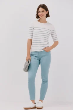 Cortefiel Jersey manga corta Azul Clearance