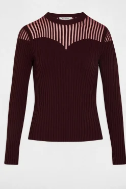 Morgan Jersey manga larga Granate Sale