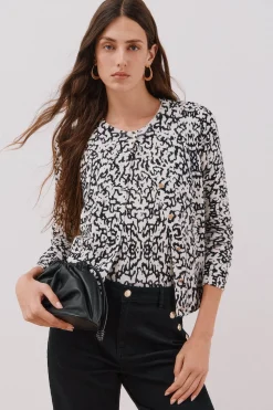 Cortefiel Jersey manga larga Negro Discount