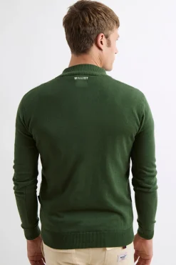 Williot Jersey Media Cremallera Verde oscuro Online