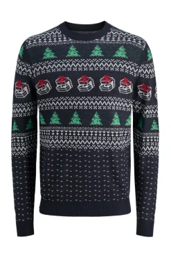 Jack & Jones Jersey navideño azul New
