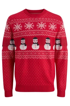 Jack & Jones Jersey navideño rojo Best