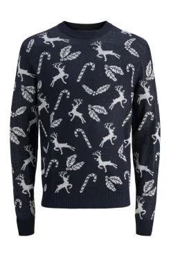 Jack & Jones Jersey navideño azul Best