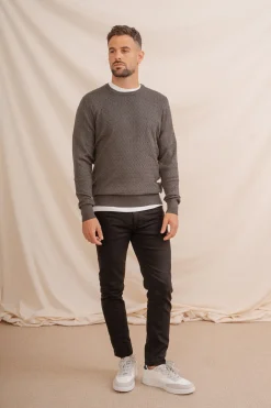 Celopman Jersey Nudos Cuello Caja verde Sale