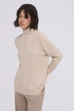 Pedro del Hierro Jersey ochos all over Beige