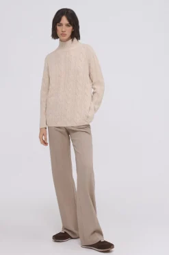 Pedro del Hierro Jersey ochos all over Beige