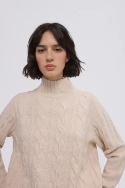 Pedro del Hierro Jersey ochos all over Beige