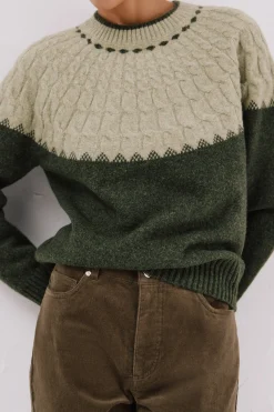 Cortefiel Jersey ochos contraste Verde Online