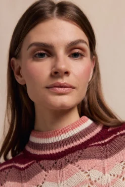 Slowlove Jersey ondas multicolor Estampado beige New