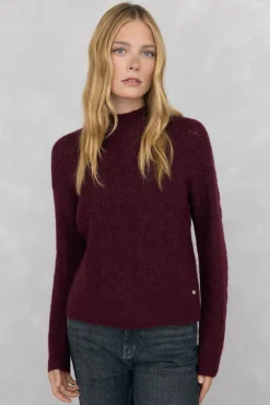 Pedro del Hierro Jersey oversize fantasía Burdeos Discount